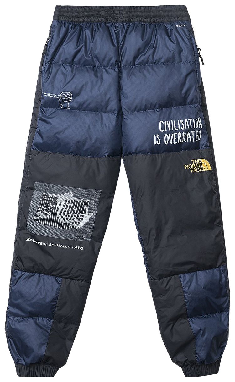 Brain Dead x The North Face Retro Nuptse Pant Montague Blue