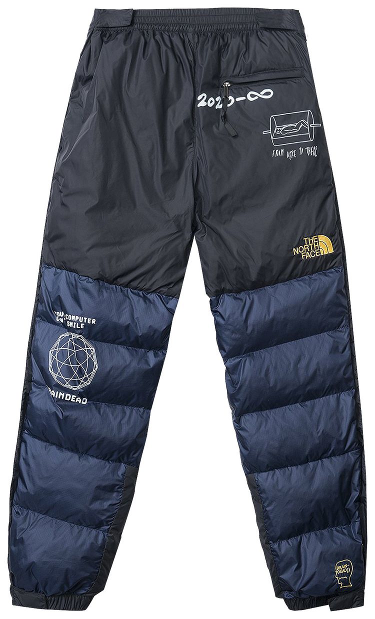 Brain Dead x The North Face Retro Nuptse Pant Montague Blue