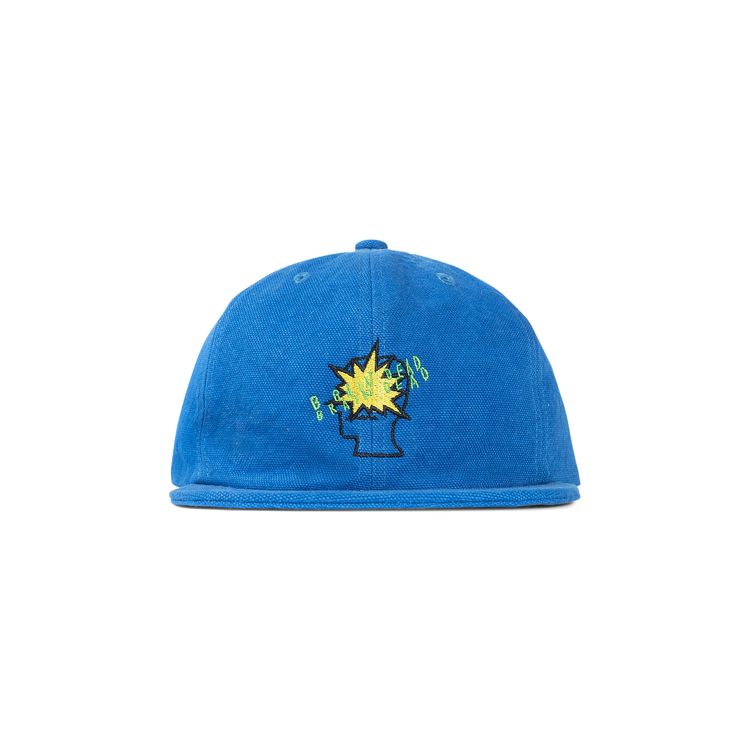 Brain Dead Bang Logo Strap Back Hat Blue