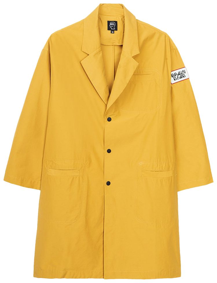 Brain Dead Laboratory Topcoat Golden Yellow