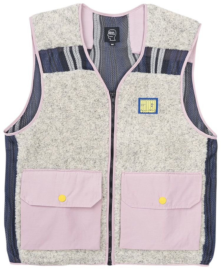 Brain Dead Sherpa Tactical Vest CreamDust Pink