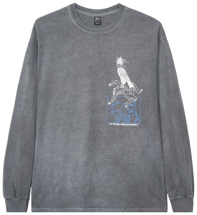 Brain Dead Small Animals Long Sleeve Washed Black