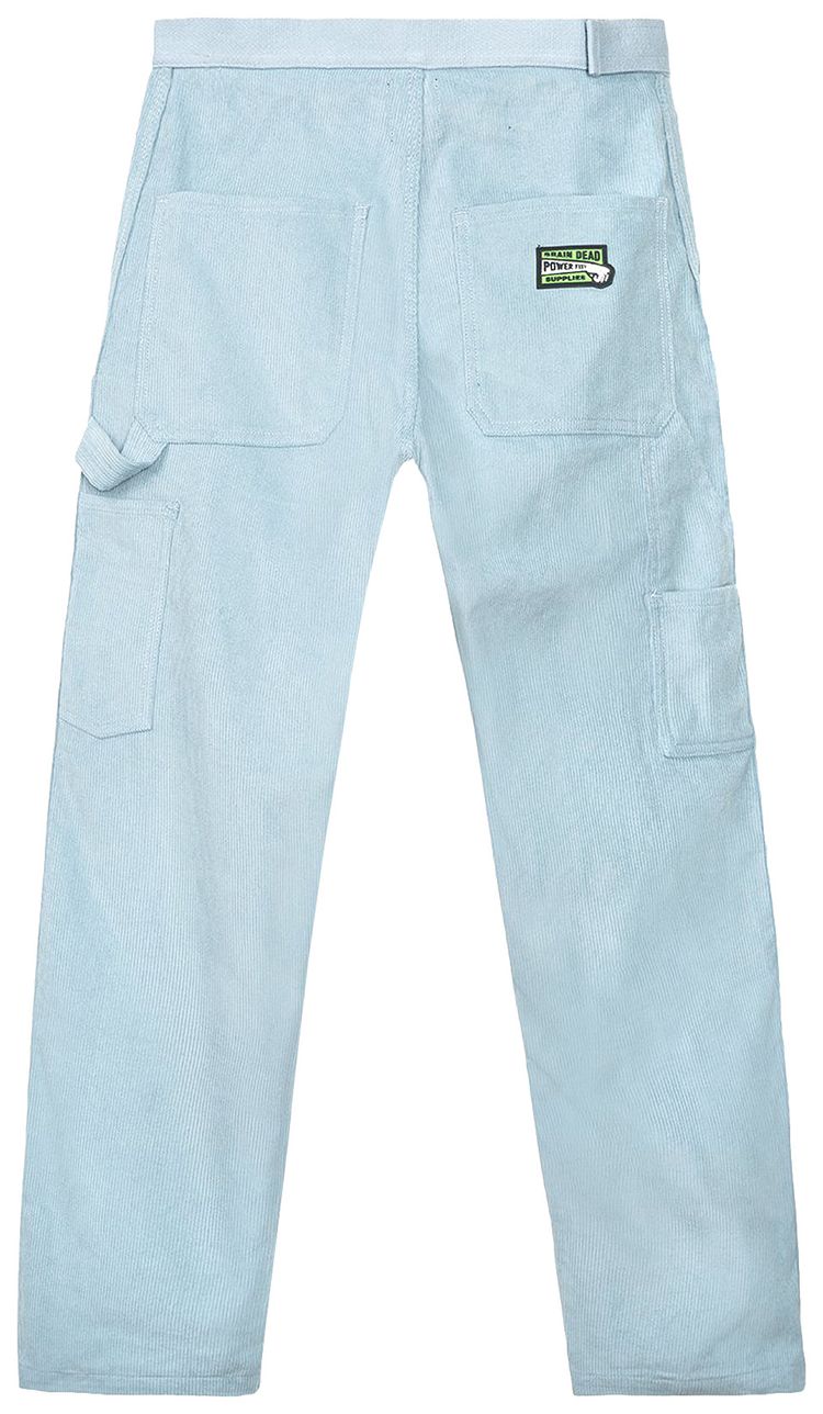 Brain Dead HardSoftware Velcro Corduroy Carpenter Pant Light Blue