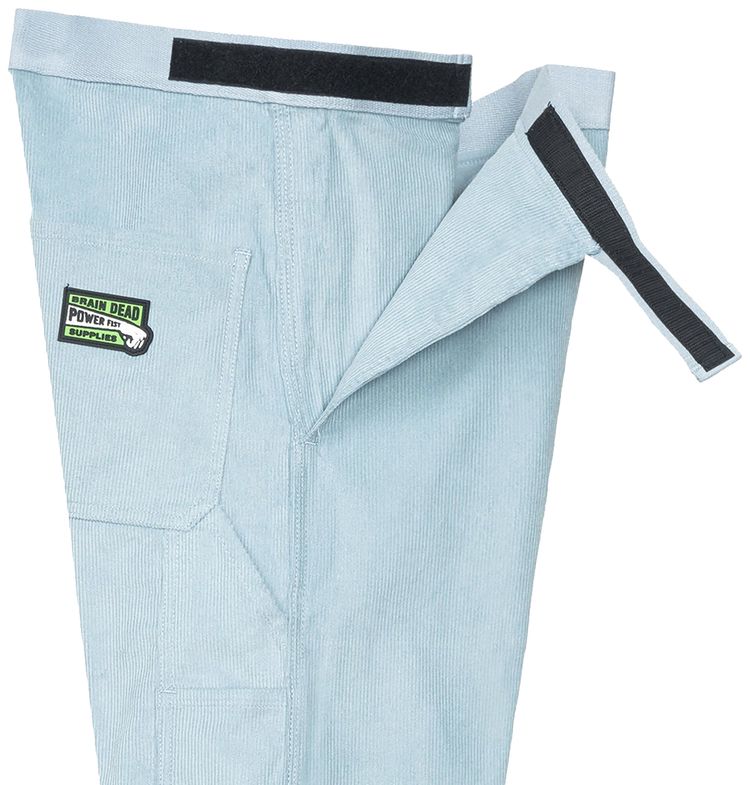 Brain Dead HardSoftware Velcro Corduroy Carpenter Pant Light Blue