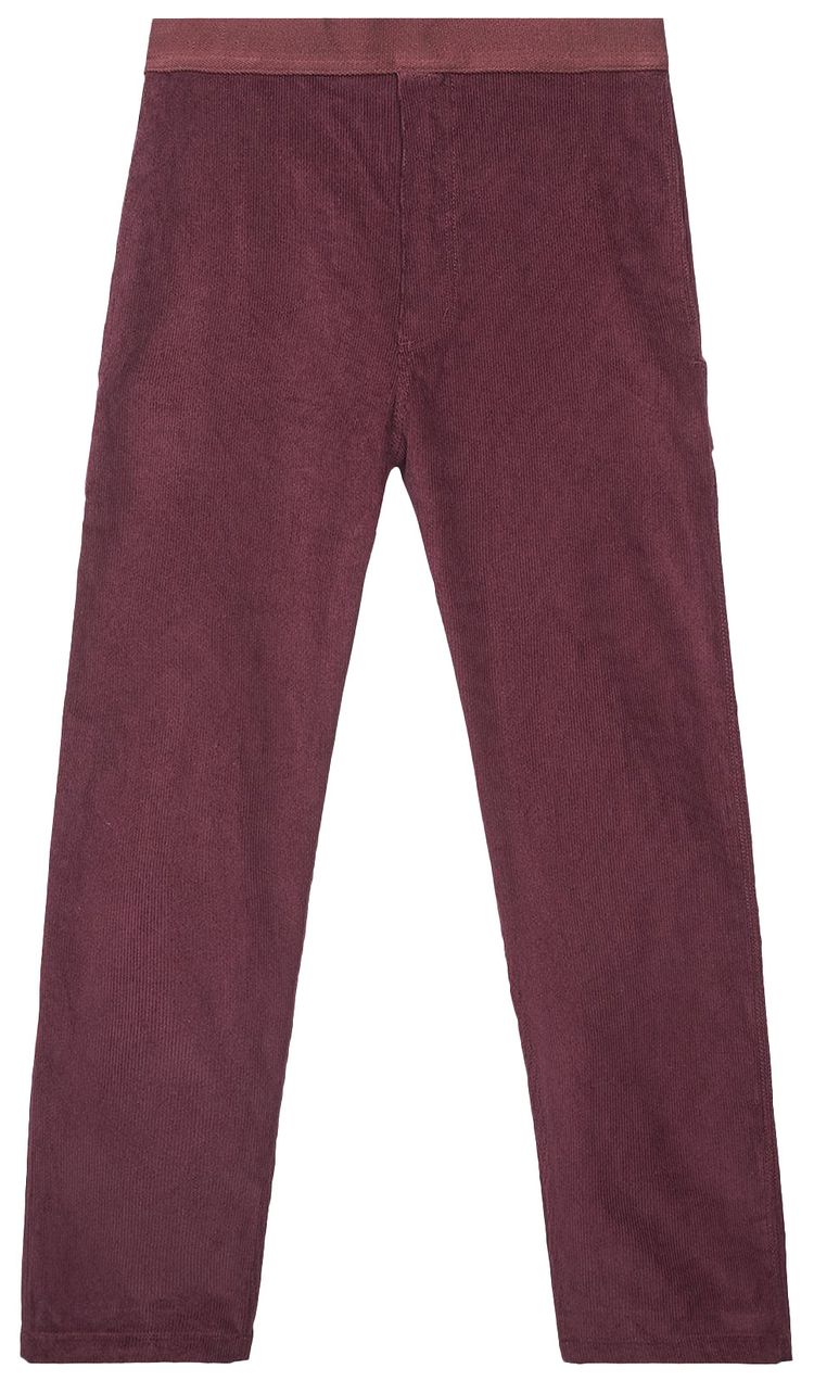 Brain Dead HardSoftware Velcro Corduroy Carpenter Pant Maroon