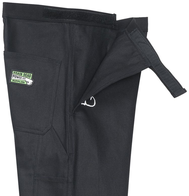 Brain Dead HardSoftware Velcro Printed Carpenter Pant Black