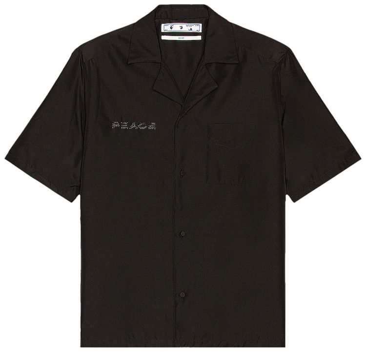 Off White For The Nature Varsity Shirt BlackGreen