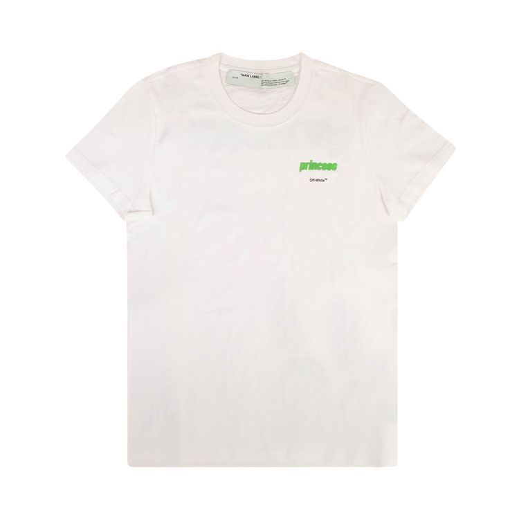 Off White Princess Short Sleeve T Shirt White