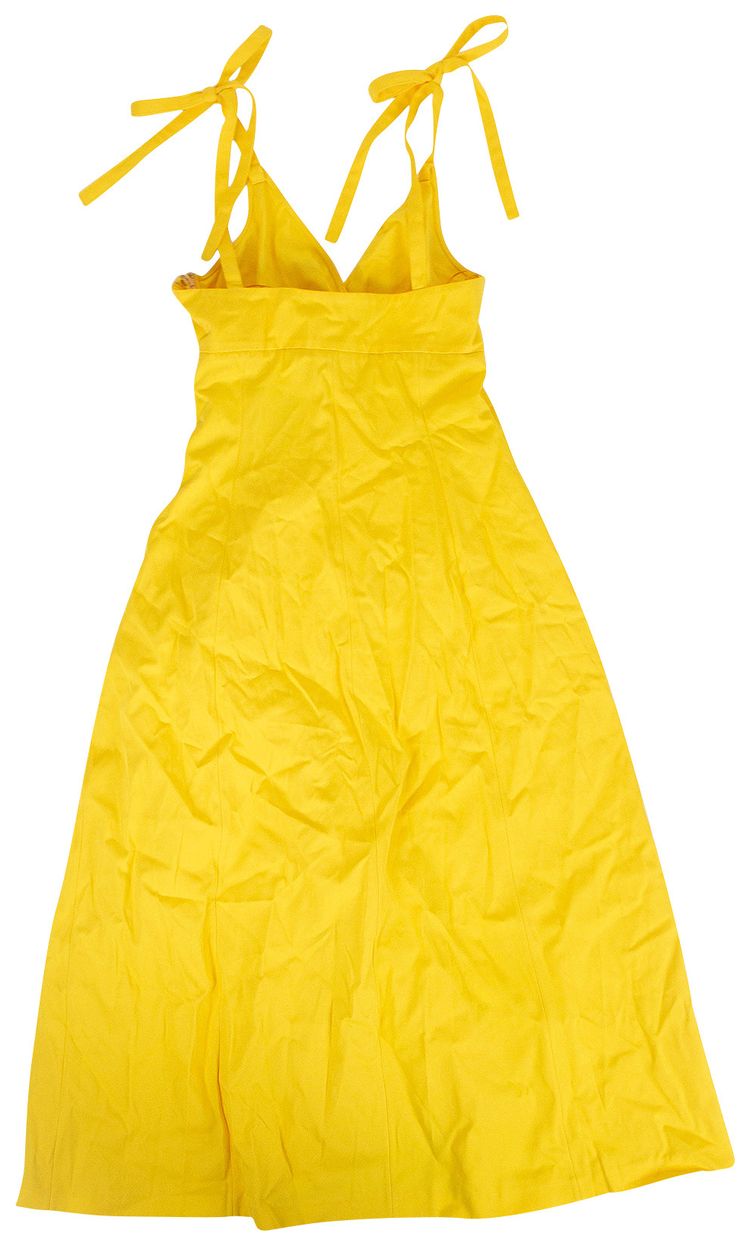 Off White Sunshine Dress Yellow
