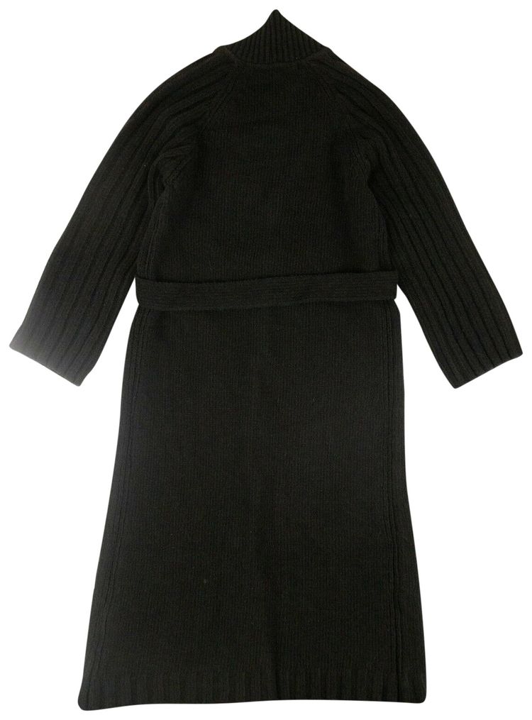 Off White Logo Cardigan Black