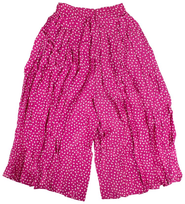 Off White Pleated Trousers Pink