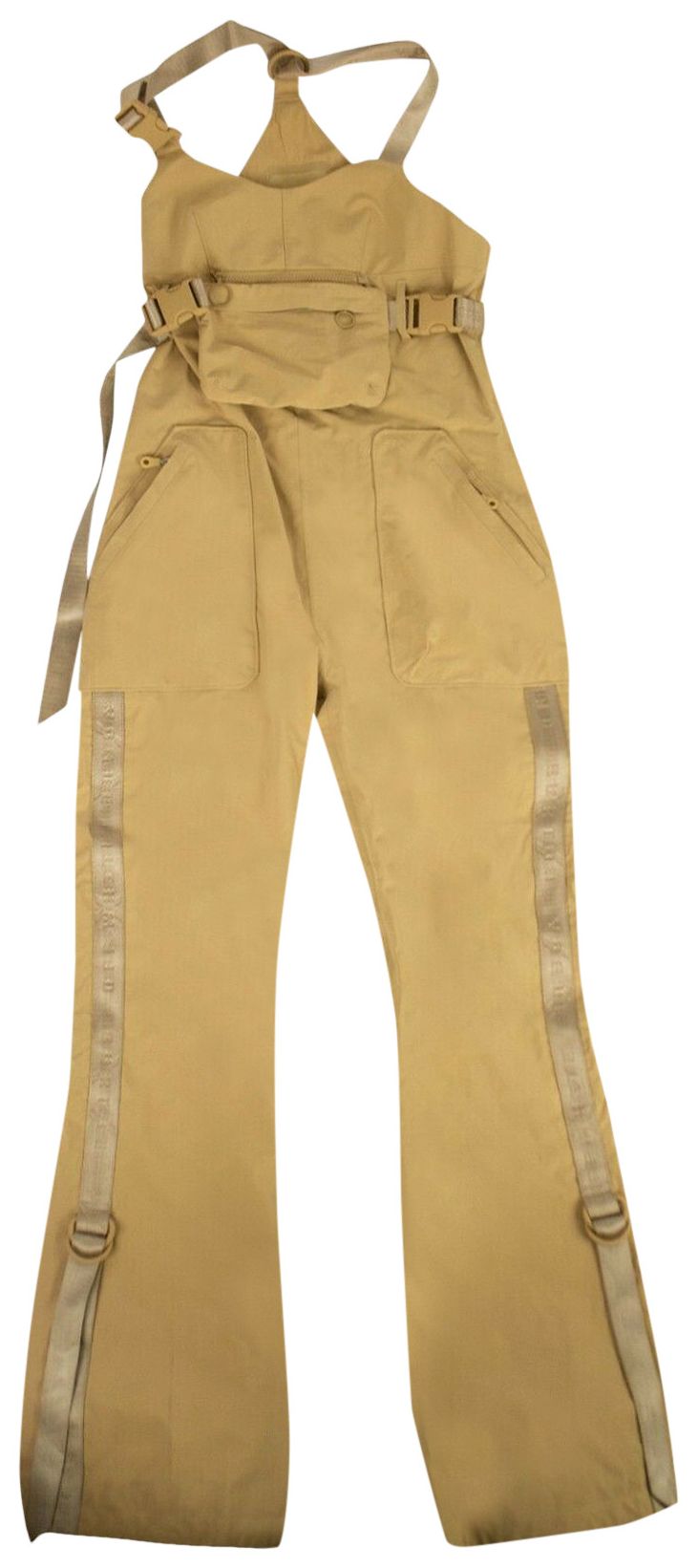 Off White x Vogue Selby Bib Snow Suit Beige