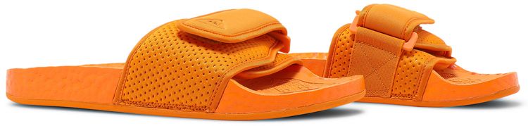 Pharrell x adidas Boost Slides Bright Orange