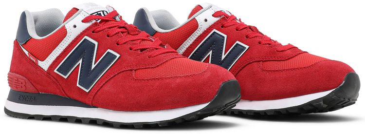 New Balance 574 Team Red