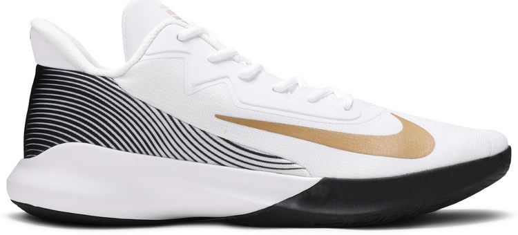 Nike Precision 4 White Metallic Gold