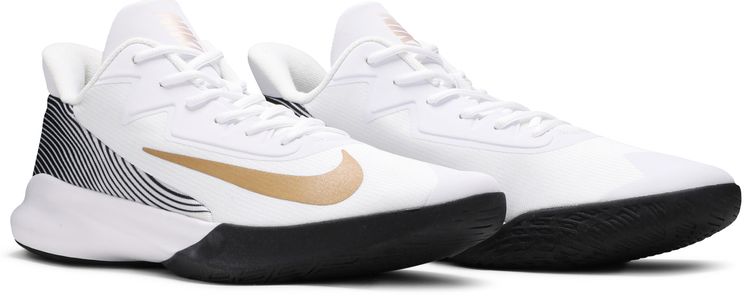 Nike Precision 4 White Metallic Gold