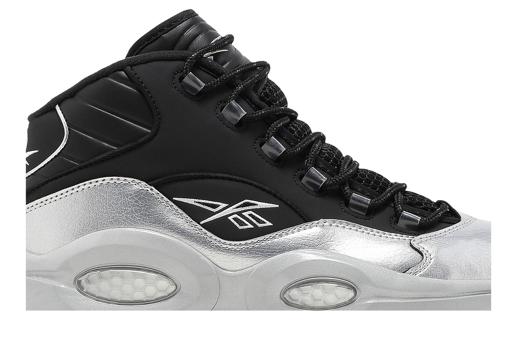 Reebok question mid black deals