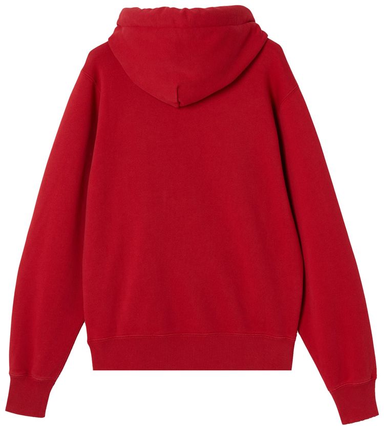 Ambush Multicord Hooded Sweatshirt RedWhite