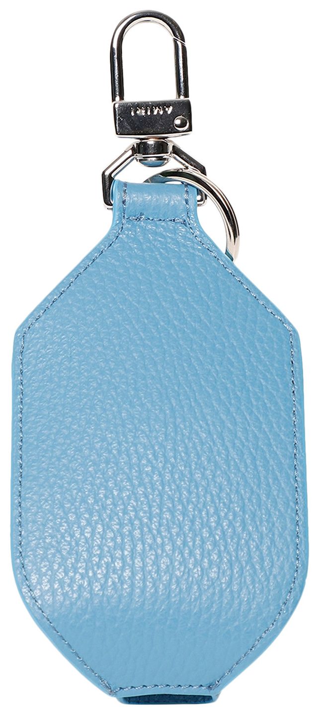 Amiri Leather Hand Sanitizer Pouch Carolina Blue