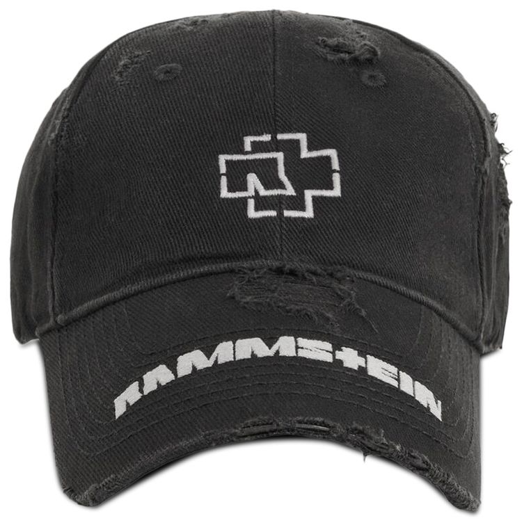 Balenciaga x Rammstein Baseball Cap BlackWhite