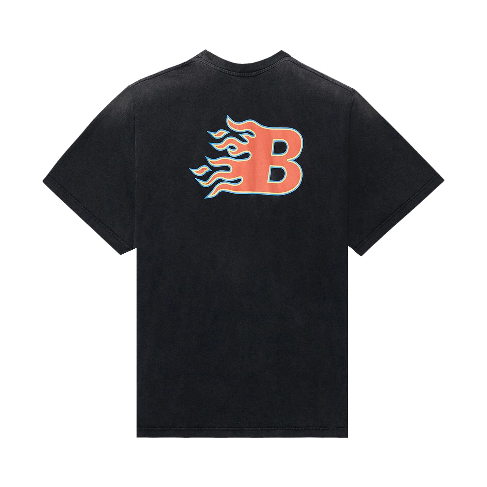 BALENCIAGA - BALENCIAGA バレンシアガ Flame-B Logo フレイムB