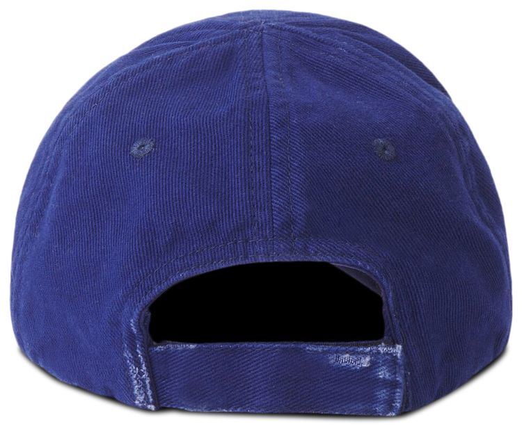 Balenciaga Classic Logo Cap Marine BlueWhite
