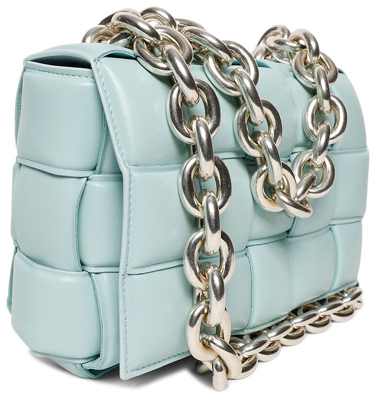 Bottega Veneta The Chain Cassette Bag SpearmintSilver