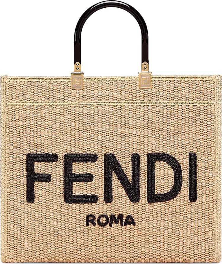 Fendi Sunshine Medium Tote Nero