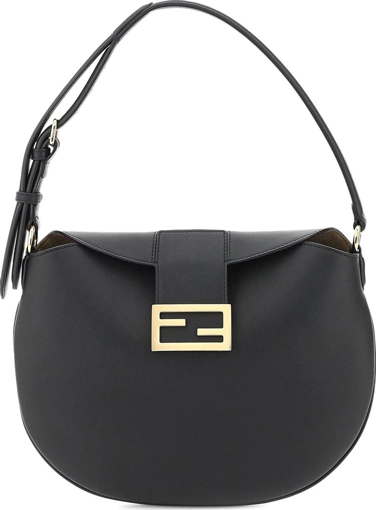 Fendi Croissant Shoulder Bag Nero