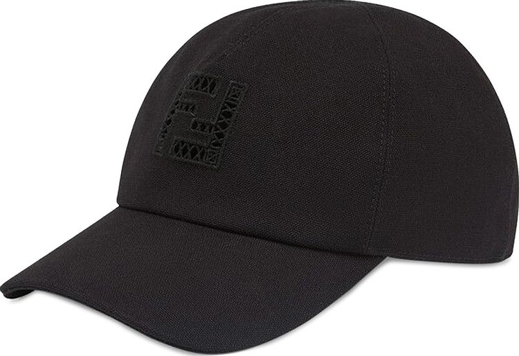 Fendi Ajour Logo Cap Nero