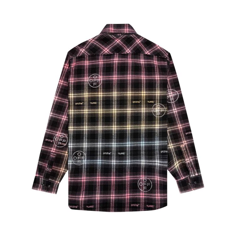 Off White Ev Flannel Shirt Multicolor