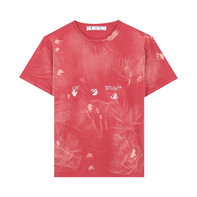 Off White Vintage Bleach Tee Samba White