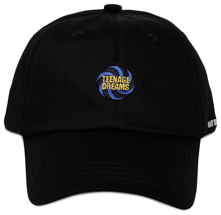 Raf Simons Basic Cap With Badge Black