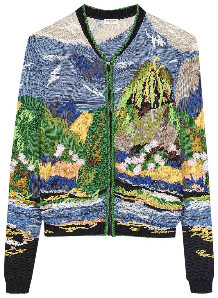 Saint Laurent Teddy Top Multicolor