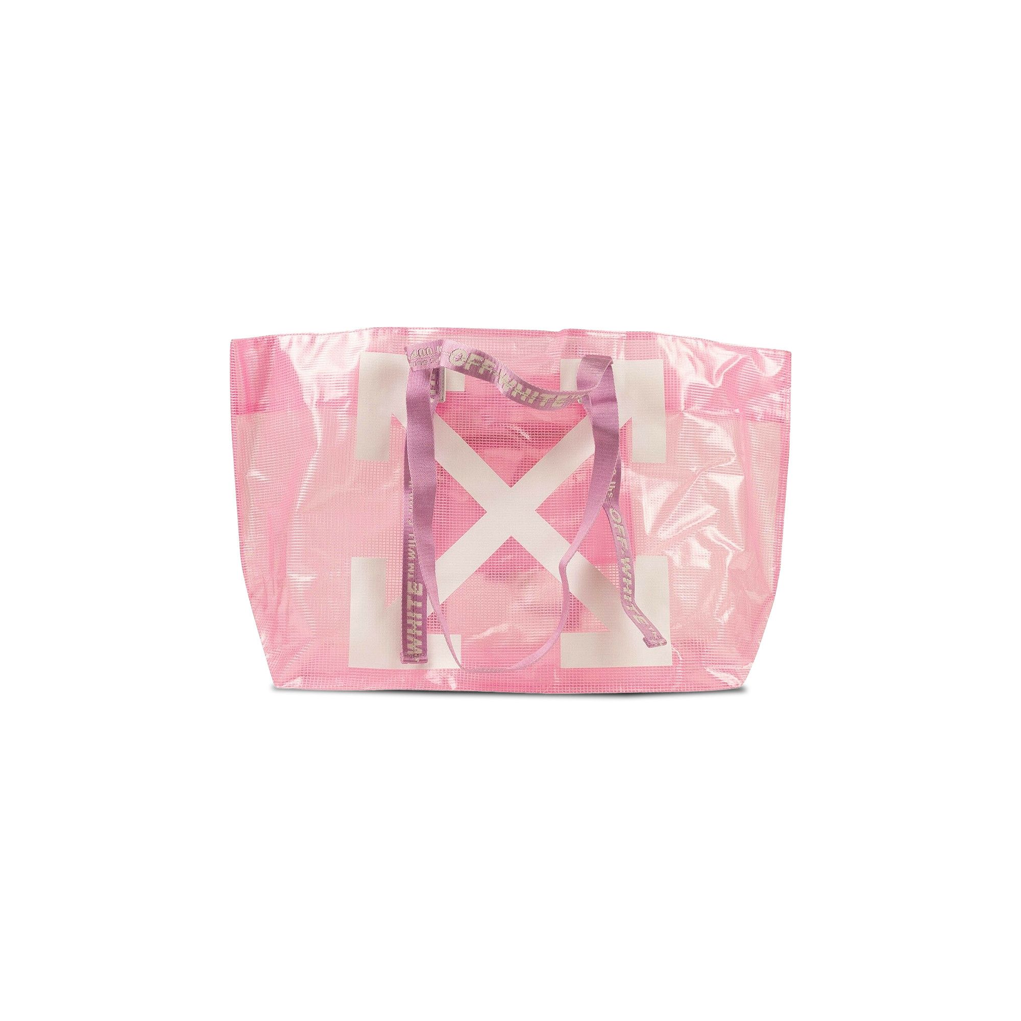 Off white pink tote 2025