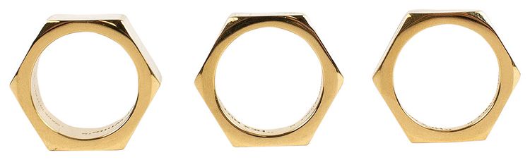 Off White Bolt Ring White