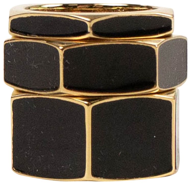 Off White Bolt Ring Black