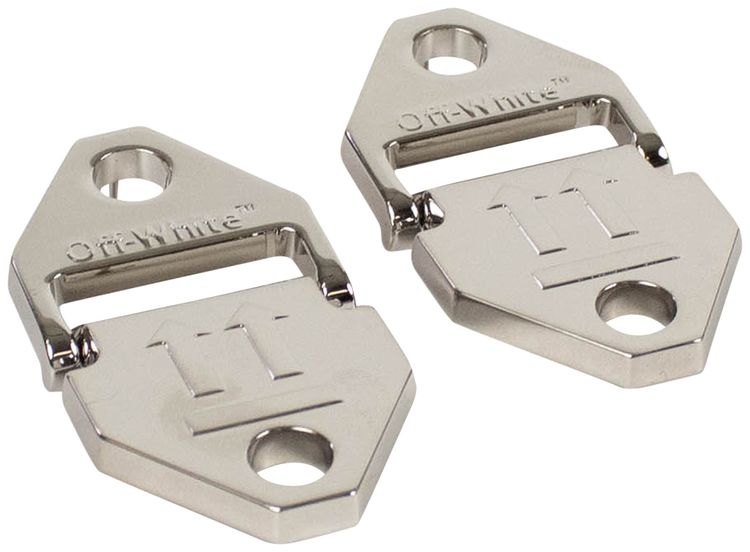 Off White Hardware Earrings Silver
