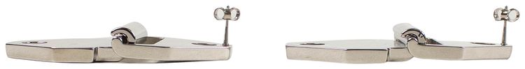 Off White Hardware Earrings Silver