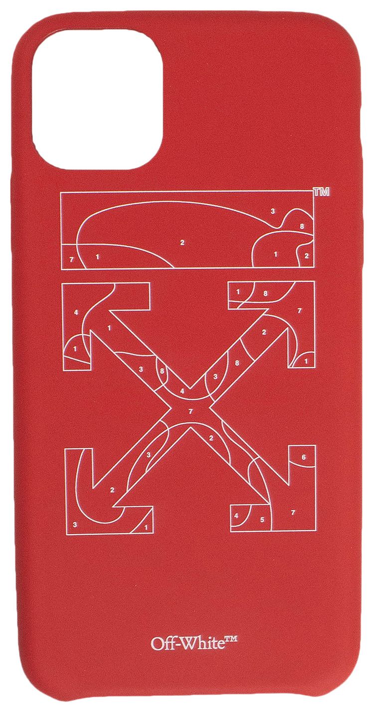 Off White Puzzle iPhone 11 Pro Max Case Red