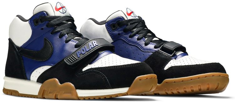 Polar Skate Co x Air Trainer 1 SB Black Deep Royal Blue