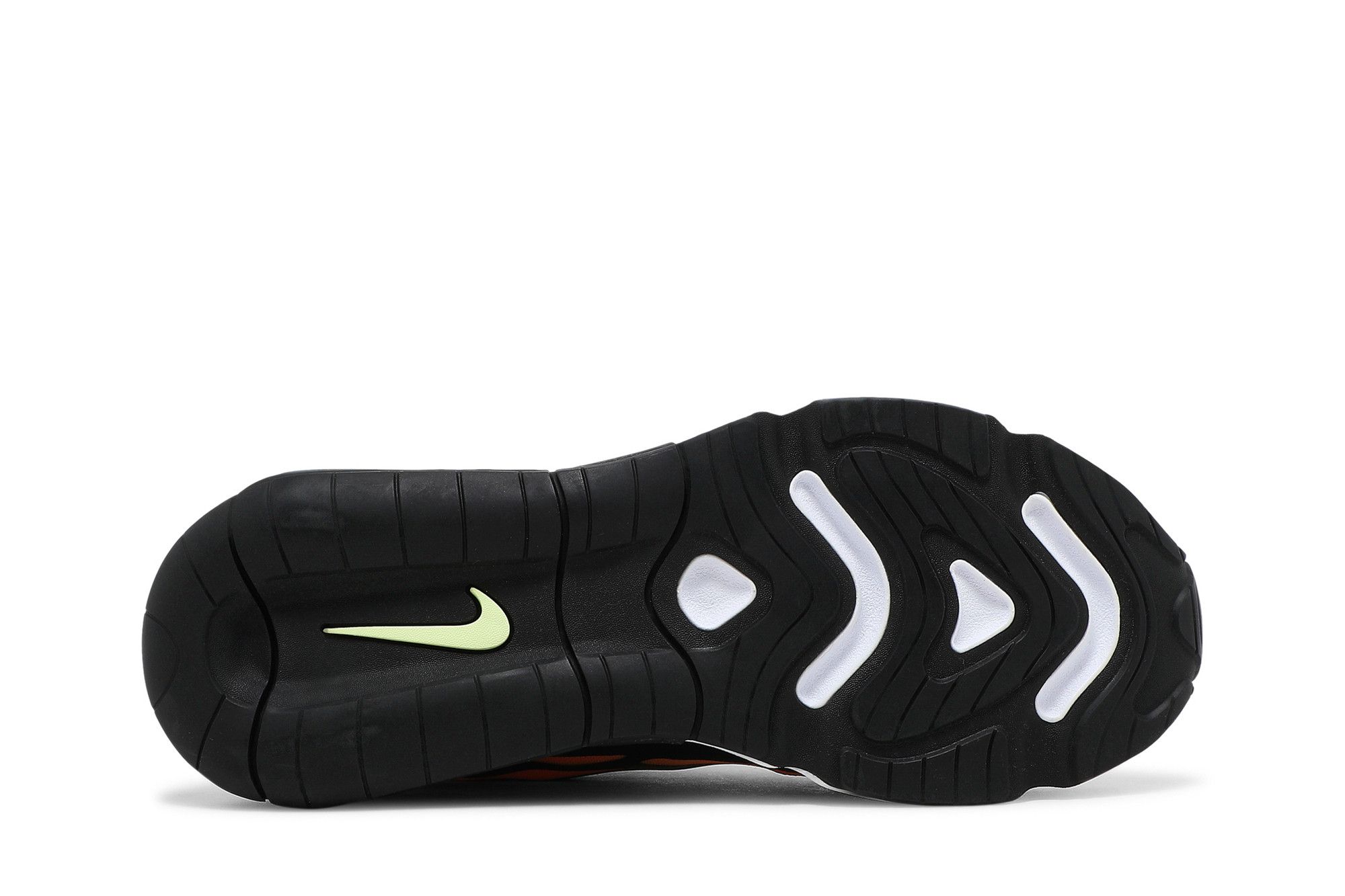 nike air 200 black and orange