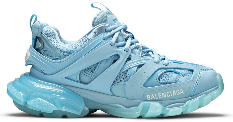 Balenciaga Wmns Track Sneaker Clear Sole   Light Blue