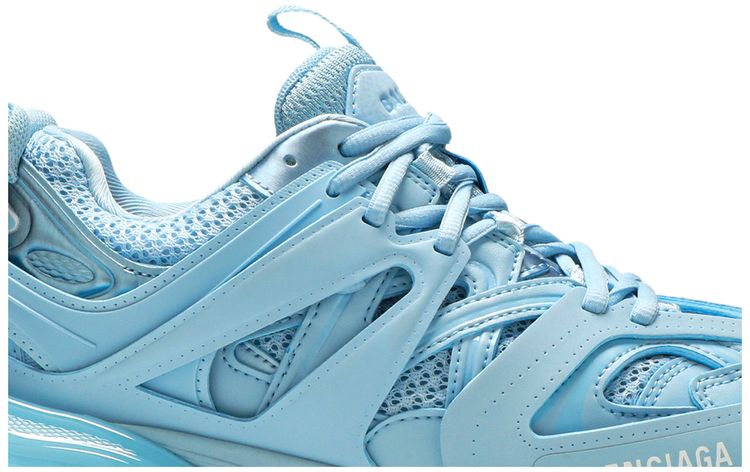 Balenciaga Wmns Track Sneaker Clear Sole   Light Blue