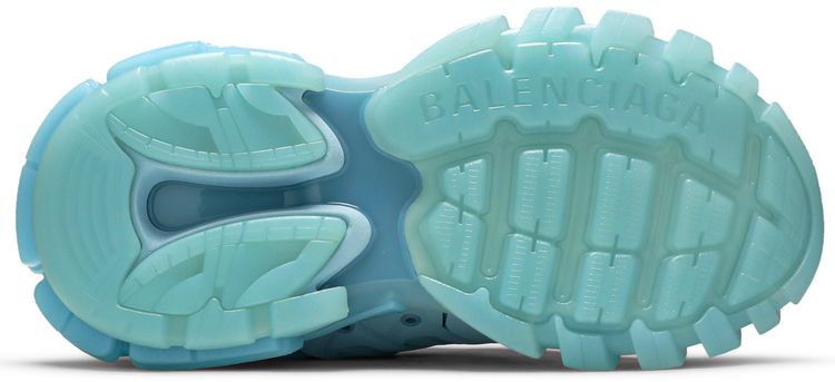 Balenciaga Wmns Track Sneaker Clear Sole   Light Blue