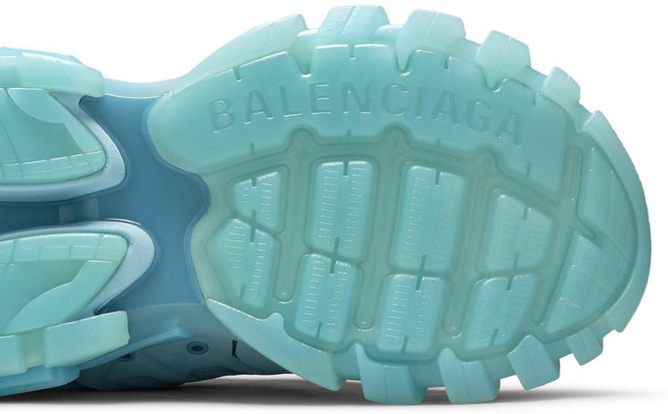 Balenciaga Wmns Track Sneaker Clear Sole   Light Blue