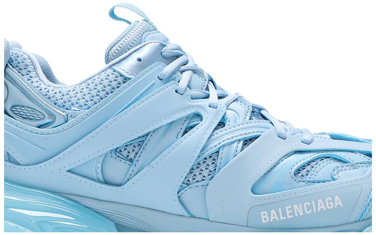Balenciaga Track Sneaker Clear Sole   Light Blue