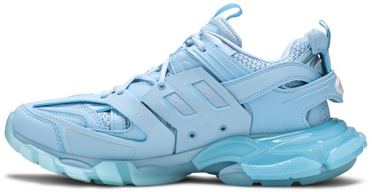 Balenciaga Track Sneaker Clear Sole   Light Blue