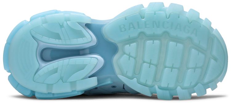 Balenciaga Track Sneaker Clear Sole   Light Blue