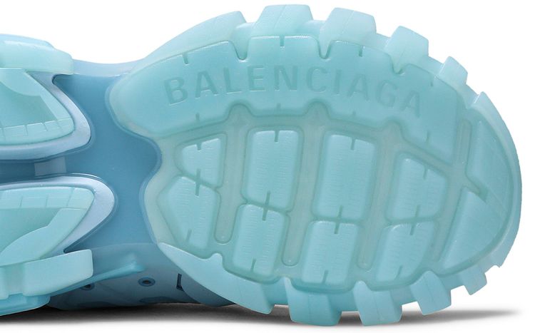 Balenciaga Track Sneaker Clear Sole   Light Blue